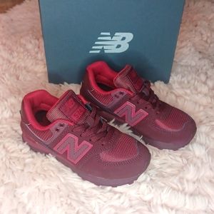 NEW BALANCE Maroon/Red Sneakers (Kids size 11)